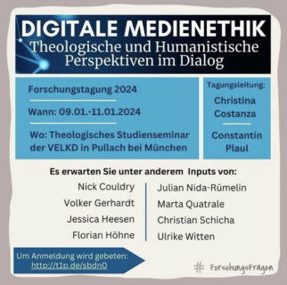 Zum Artikel "Digitale Medienethik. Theologische und humanistische Perspektiven im Dialog"